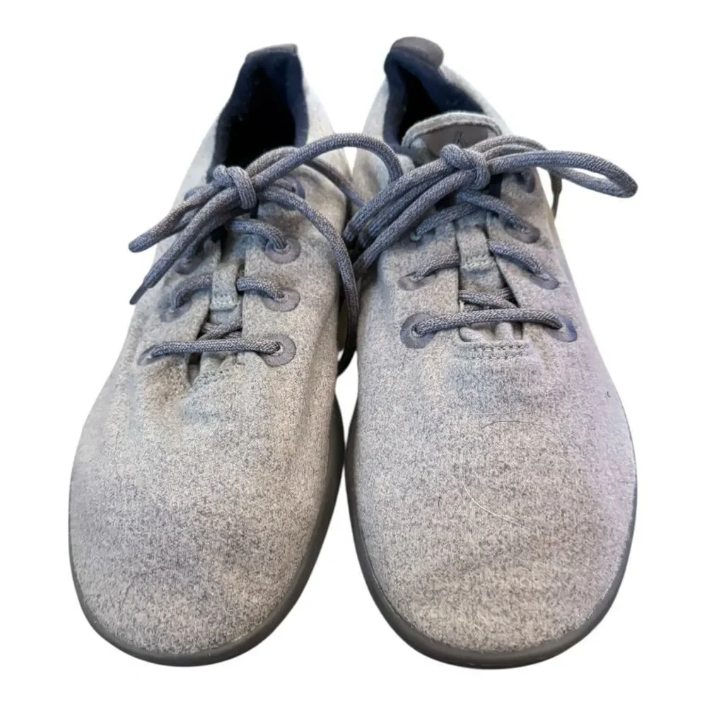 Allbirds Men's Wool Runner Grey Lace-up Sneakers 12